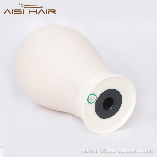 Aisi Hair Professional Poly Canvas Block Mannequin Head for Wig Making Displaying Drying Free Gifts
